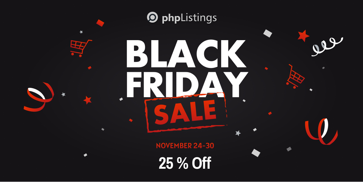phpListings Best Deal 2021 Black Friday and Cyber Monday
